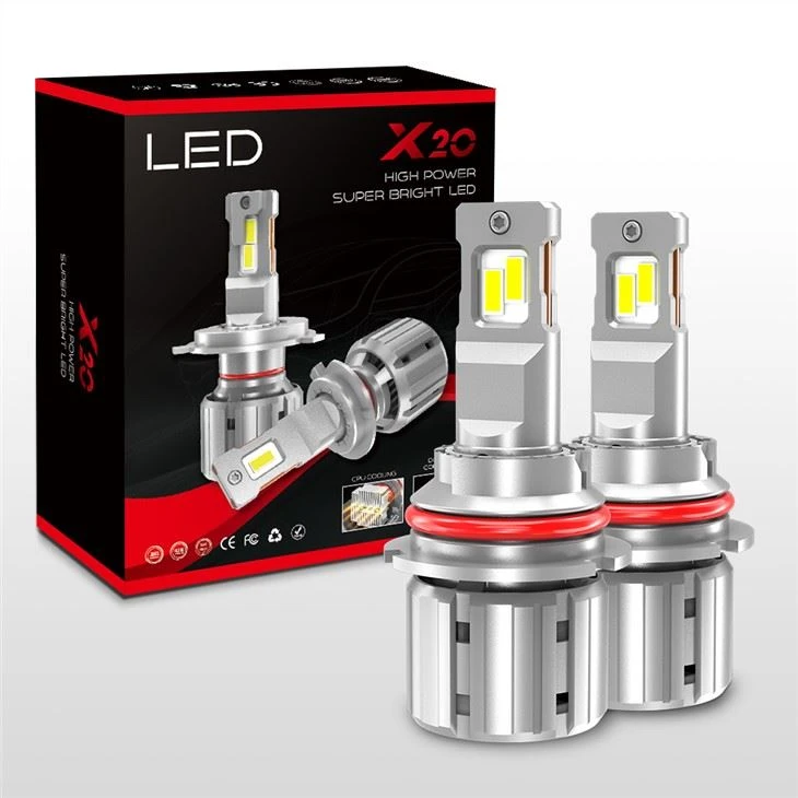 Autodele Høj lysstyrke LED-forlygte 12000LM 12V 65W 9007