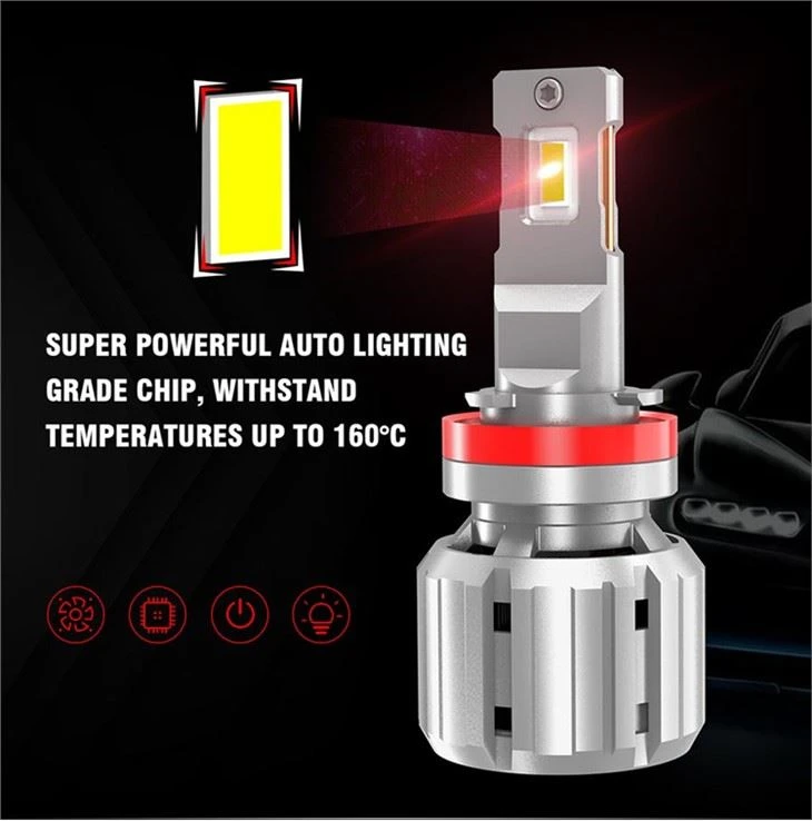Automotive Parts High Brightness LED Headlight 12000LM 12V 65W 9007
