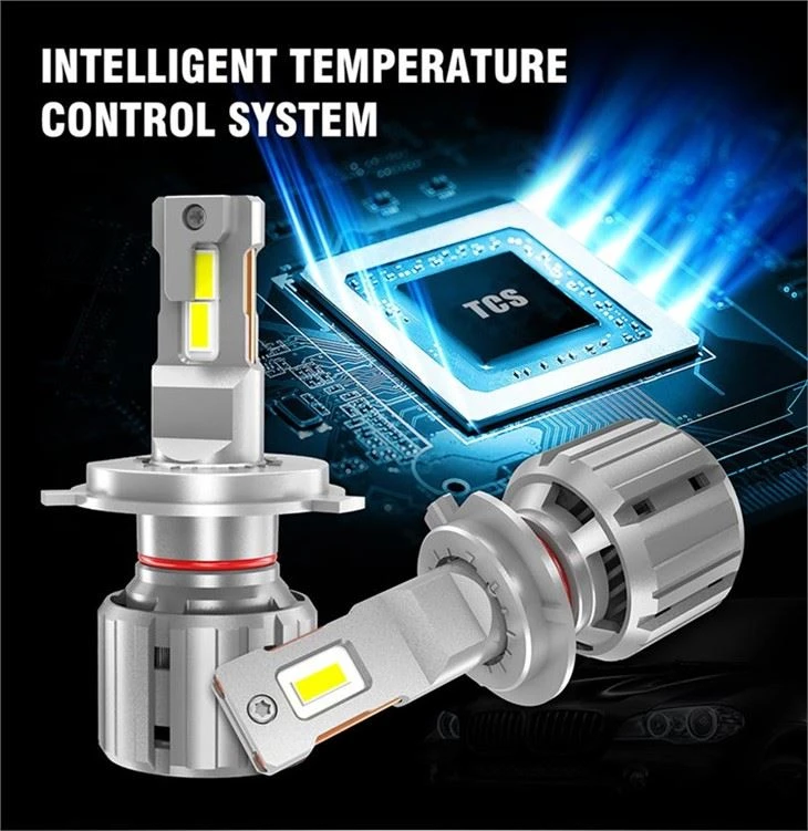 Automotive Parts High Brightness LED Headlight 12000LM 12V 65W 9007